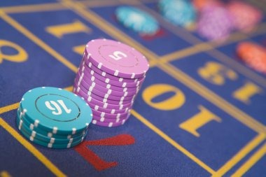 Multi-camera studio feed Multi-camera feed of No Commission Baccarat table